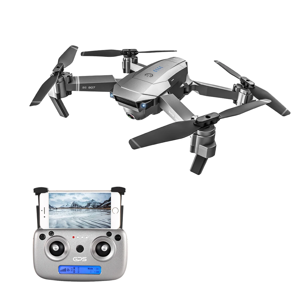 

Дрон Радиоуправляемый SG907 складной с двойной камерой 4K HD, Wi-Fi, FPV