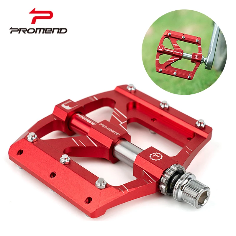 Велосипедные педали PROMEND широкая нескользящая платформа 3 герметичных