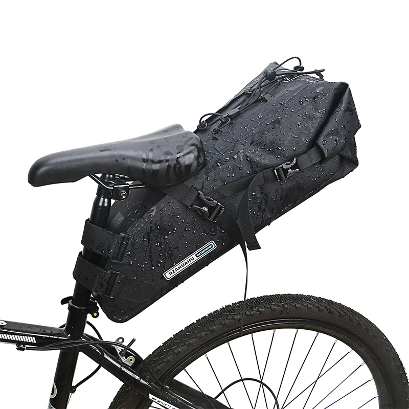 

Bike Bicycle Saddle Bags Tail Rear Pouch Bag Cycling MTB Large Capacity Road Trunk Tail Rear Foldable Waterproof Bags
