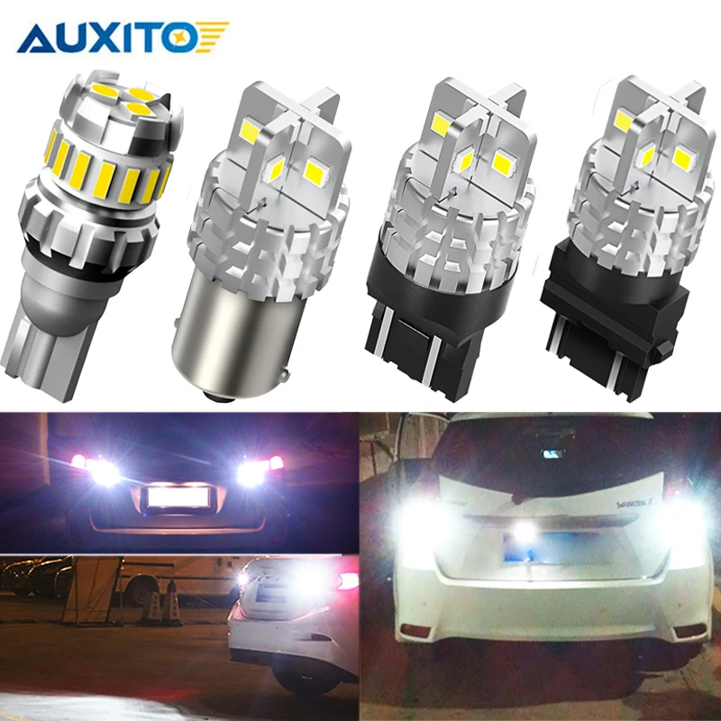 2 шт. 1156 BA15S светодиодный Canbus T15 W16W ошибок автомобильные обратные запасные