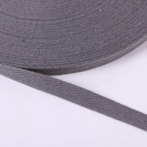 9 Dark gray 1 см 2 см Разноцветные елочные ленты хлопок тканая лента шитье оверлок ткань ремень DIY Аксессуары 3 метра - Цвет: 9 Dark gray