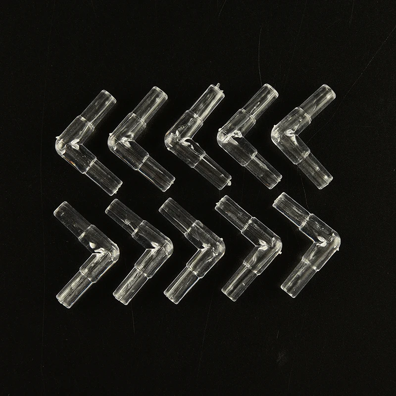 

10PCS Plastic Aquarium Air Tee Joints T 3 Ways Joints T-junction Fish Tank Air Pump Line Tubing Pipeline Connectors