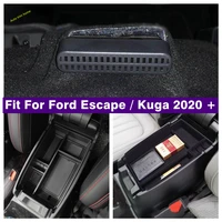 seat bottom ac air duct vent anti blocking center storage pallet armrest container box covers for ford escape kuga 2020 2021