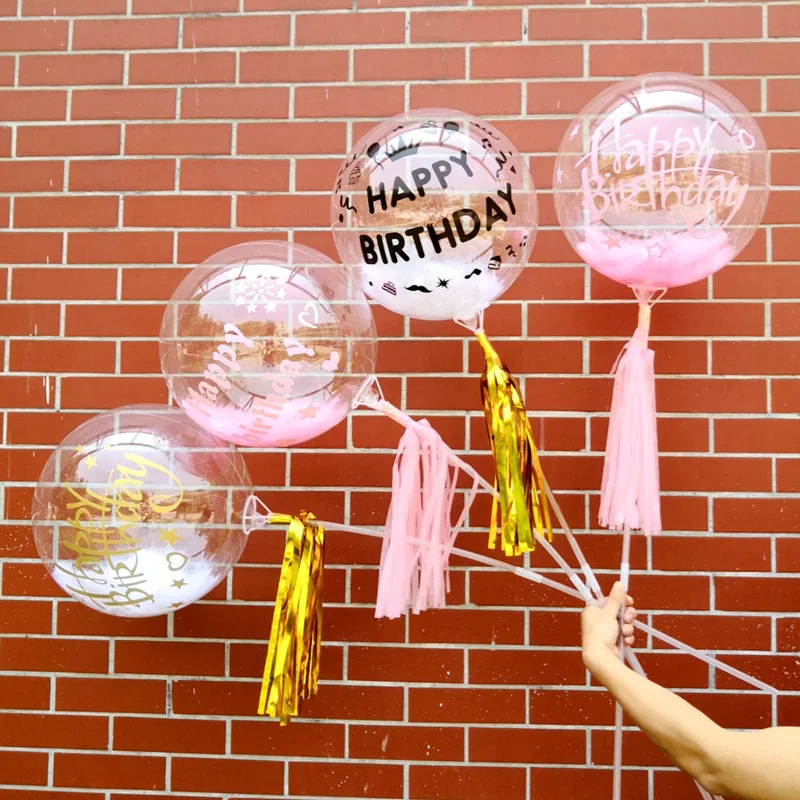 

Wholesale web celebrity birthday wedding decoration light wave proposed ball post road led balloon party scene layout