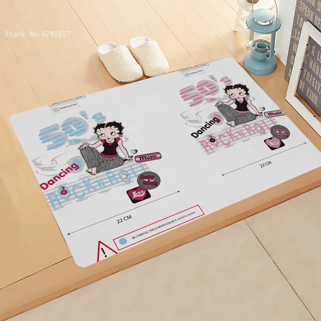 

Betty Boop Small Doormat Sexy Girls Doormat Beautiful Lady Cartoon Floor Rug For Living Room Carpet For Bedroom Mat Decoration