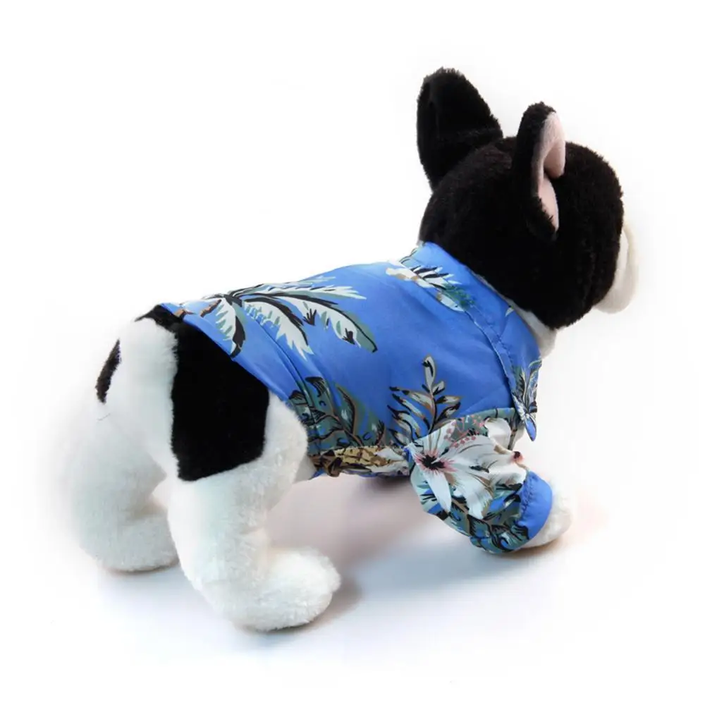 

Pets Summer Coconut Tree Pineapple Print Hawaii Beach Shirt Blouse Dog Clothes