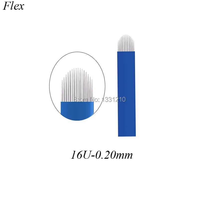 

Иглы для микроблейдинга NANO 200 шт. 16U, 16 контактов