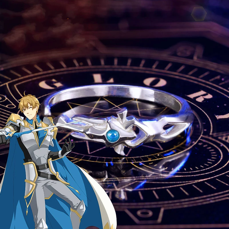 

King's Avatar Ring S925 Sterling Anime Role Huang Shaotian Ye Xiu Wang Jiexi Han Wenqing Cartoon