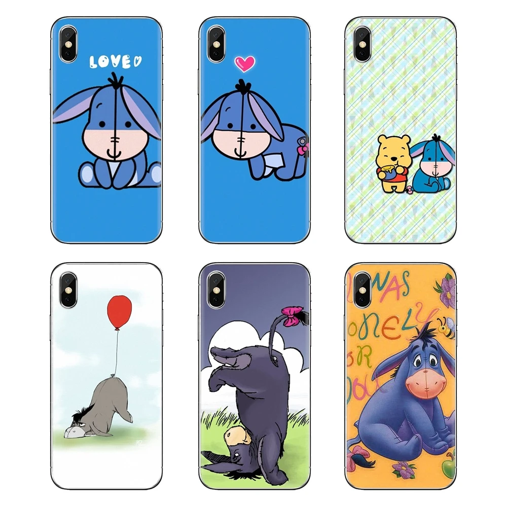 Прозрачный чехол из ТПУ с рисунком Ослика для iPod Touch Apple iPhone 11 Pro 4 4s 5 5S SE 5C 6 6S 7 8 X XR XS