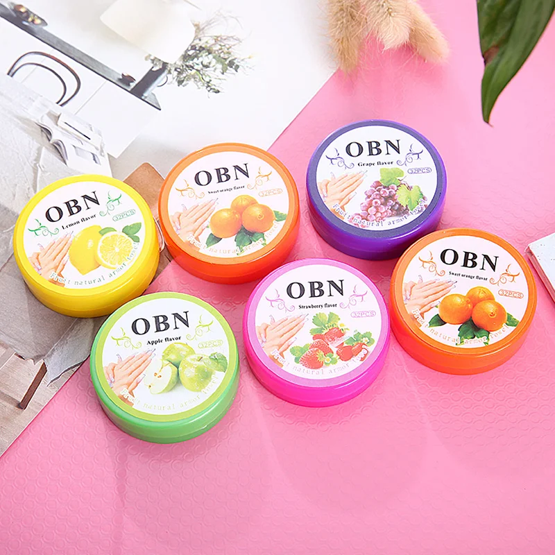 Полотенце для ногтей с фруктовым вкусом моющаяся водная Съемная фототерапия