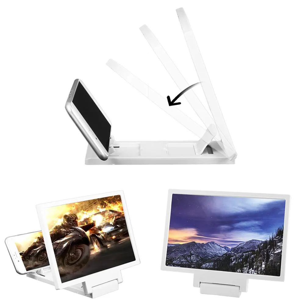 3D мобильный увеличитель для экрана телефона видео усилитель смартфон Стенд