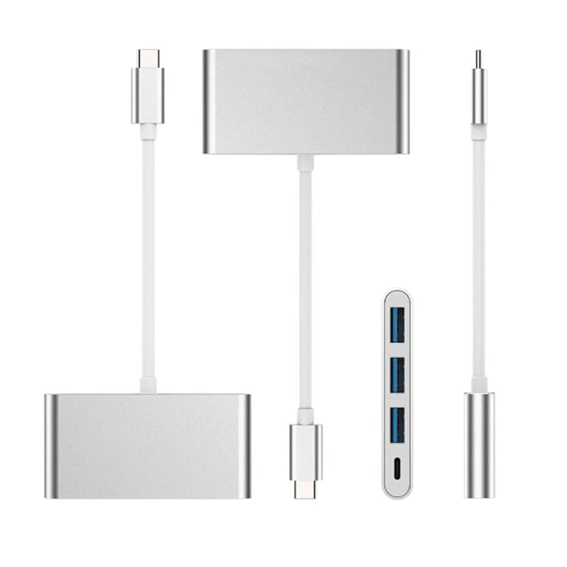 Type C USB 3 0 хаб зарядный адаптер портативный для мобильного телефона ноутбука