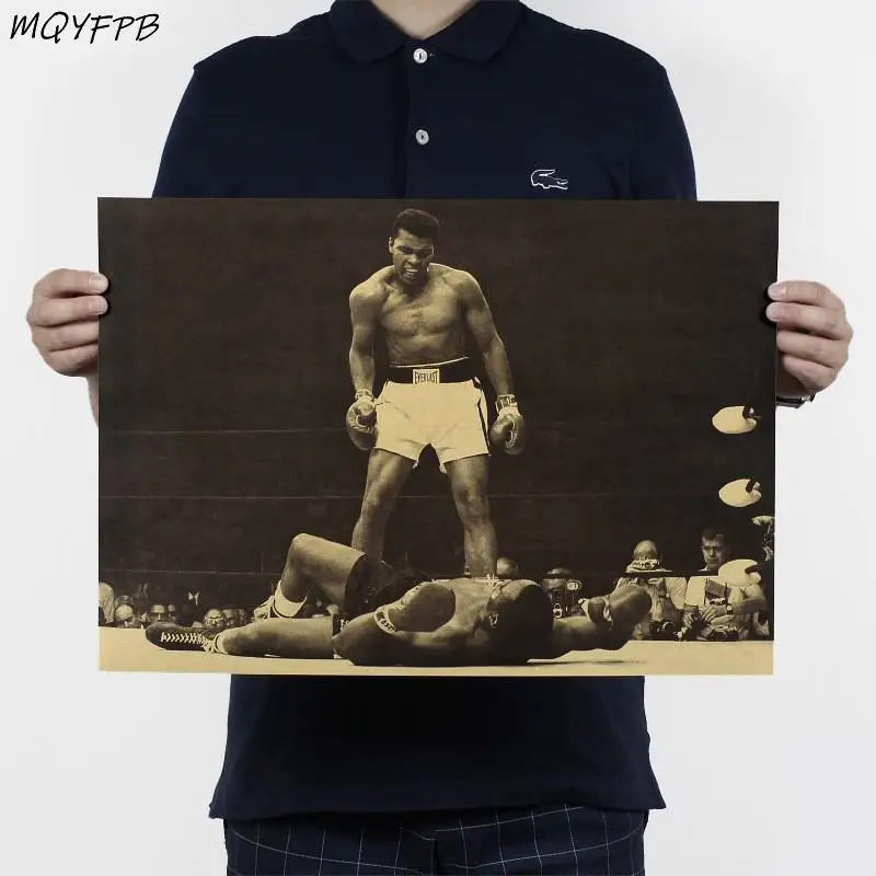 

Champion Ali Arena Kraft Paper Poster Home Room Decoration Painting Wall Sticker50.5x35cm