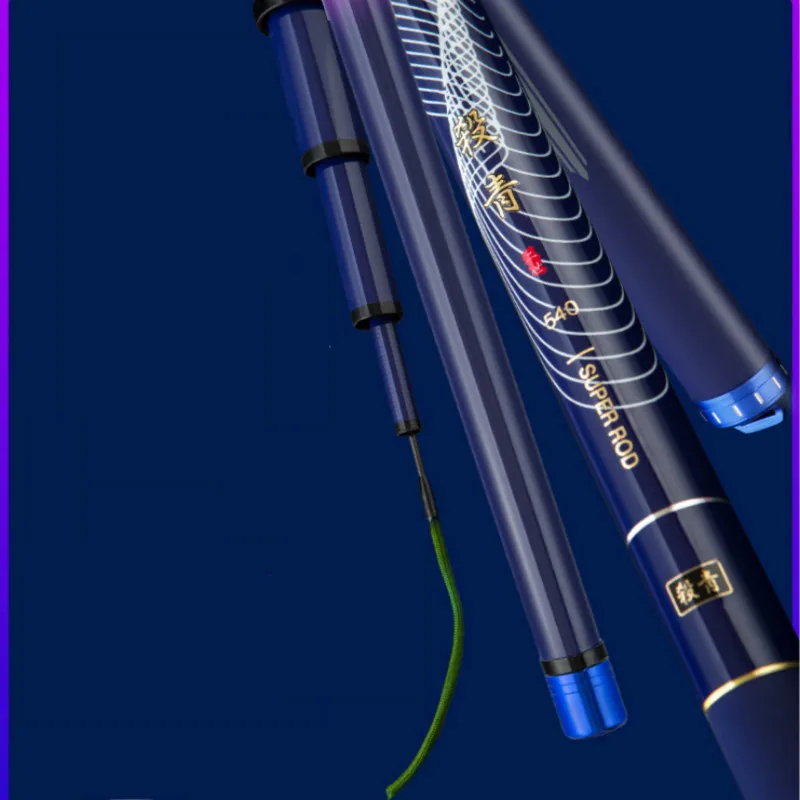 12H Super Hard Power Hand Pole Herring Sturgeon Telescopic Fishing Rod Vara De Pesca 5.4M-11-M Carbon Taiwan Wedkarstwo Olta enlarge