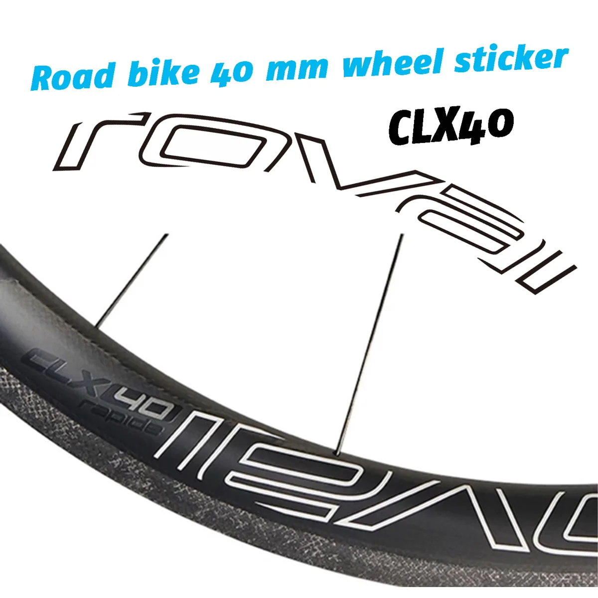 ROVAl CLX 40 шоссейный велосипед два наклейки на колеса для мм велосипедные