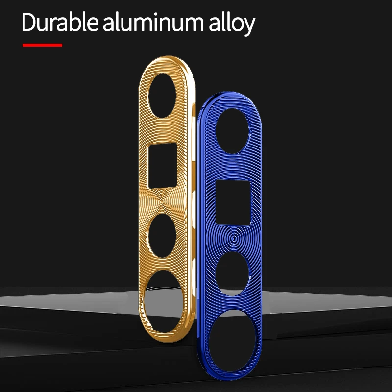 Защитный чехол для объектива камеры с металлическим кольцом Xiaomi Redmi Note 8 объектив