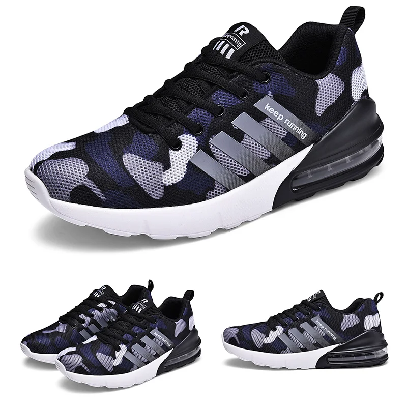 

2020 new autumn and winter high quality microfiber mesh MD air cushion bottom old shoes sneakers running shoes breathable shoes