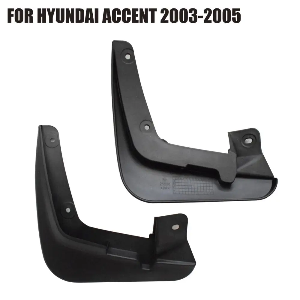 Брызговики для Hyundai Accent 2003 2005 8683125500 брызговики автомобиля 25500 YC101041|Грязезащита| |