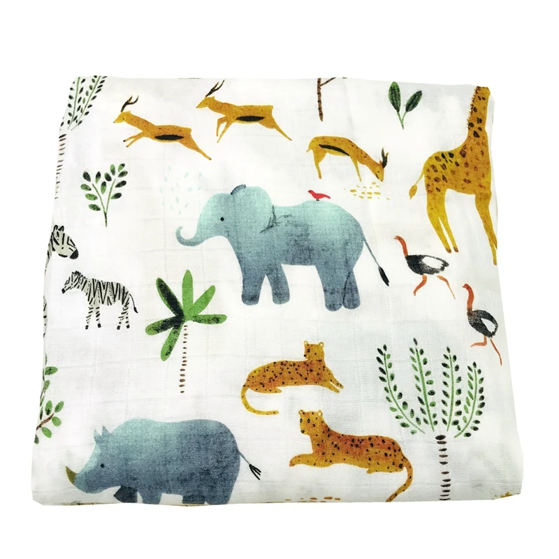 

100% bamboo fiber muslin baby blanket swaddle soft newborn blankets bath towel infant wrap sleepsack stroller cover play mat