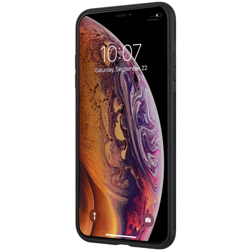 Чехол Nillkin для iphone XS Max/XR Текстурированный чехол из нейлонового волокна задняя крышка для iphone XS/XS MAX прочный нескользящий тонкий и светильник