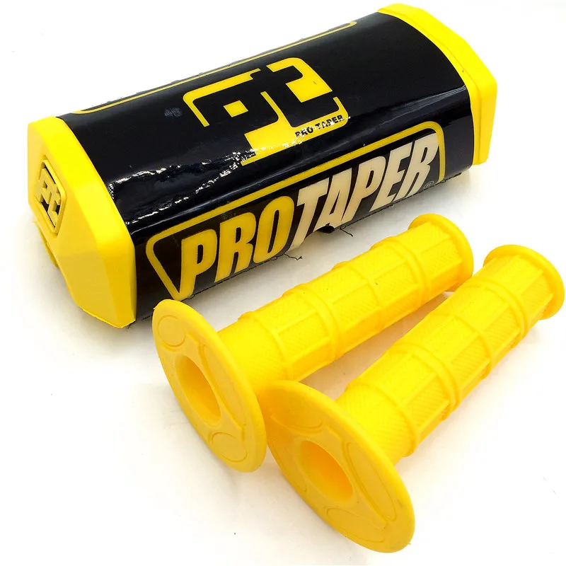 Pro Taper 2,0 квадратная панель для руля, защитная накладка на грудь, Крестовина, подходит для 1-1/8 рукоятки, мотоцикла, грязи, велосипеда ямы - Цвет: Yellow A