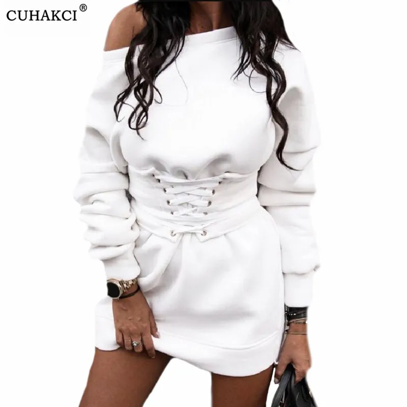 CUHAKCI красное сексуальное женское платье с высокой талией и длинным рукавом на