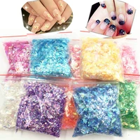 new 10g nail art glitter candy color flakes irregular manicure nail tips decoration sequins paillette