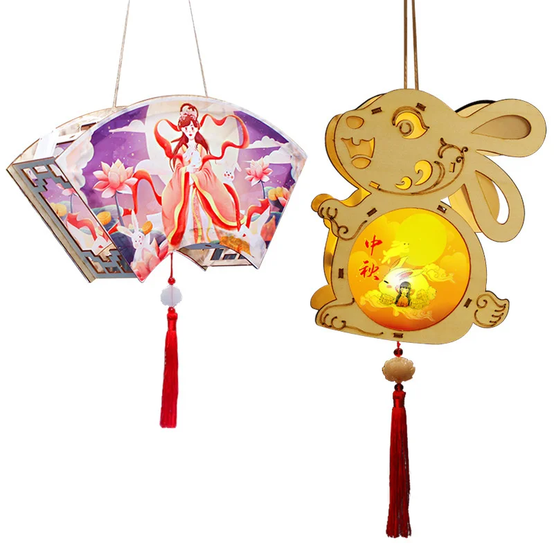 DIY Chinese Palace Retro Style Portable Amazing Blossom Flower Light Lamp Party Glowing Lanterns For Mid-Autumn Festival Gift | Дом и сад