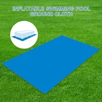 250340cm inflatable swimming pool ground cloth mat wear resistant foldable suitable for various rectangle swimming pools