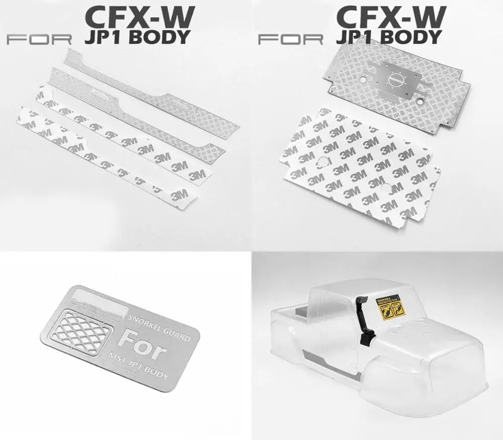 Металлическая царапина + защита для подводного плавания MSTJEEP CFX W JP1 Запчасти