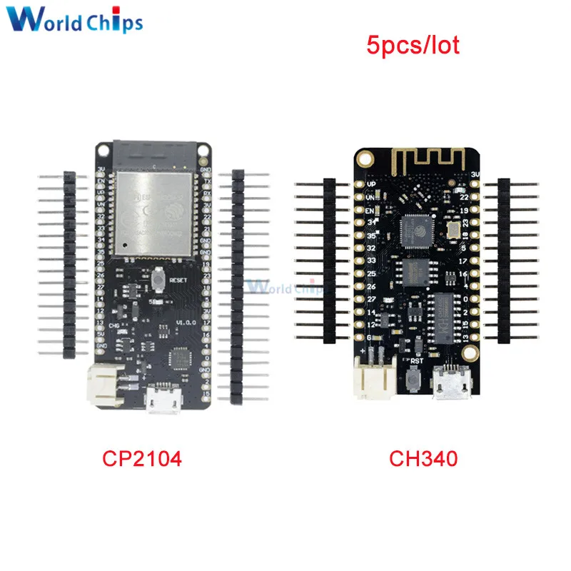 Мини плата разработки для WeMos D1 5 шт. беспроводная Bluetooth CP2104 CH340 двухъядерный