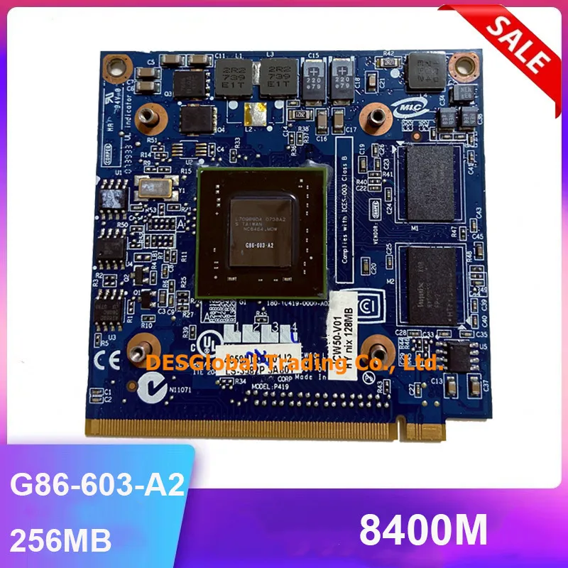 Оригинальная видеокарта 8400M GS 8400MGS DDR2 256 Мб VGA для Acer TravelMate 4730G 5520G 5530G 5710G 5720G 5730G 6593G