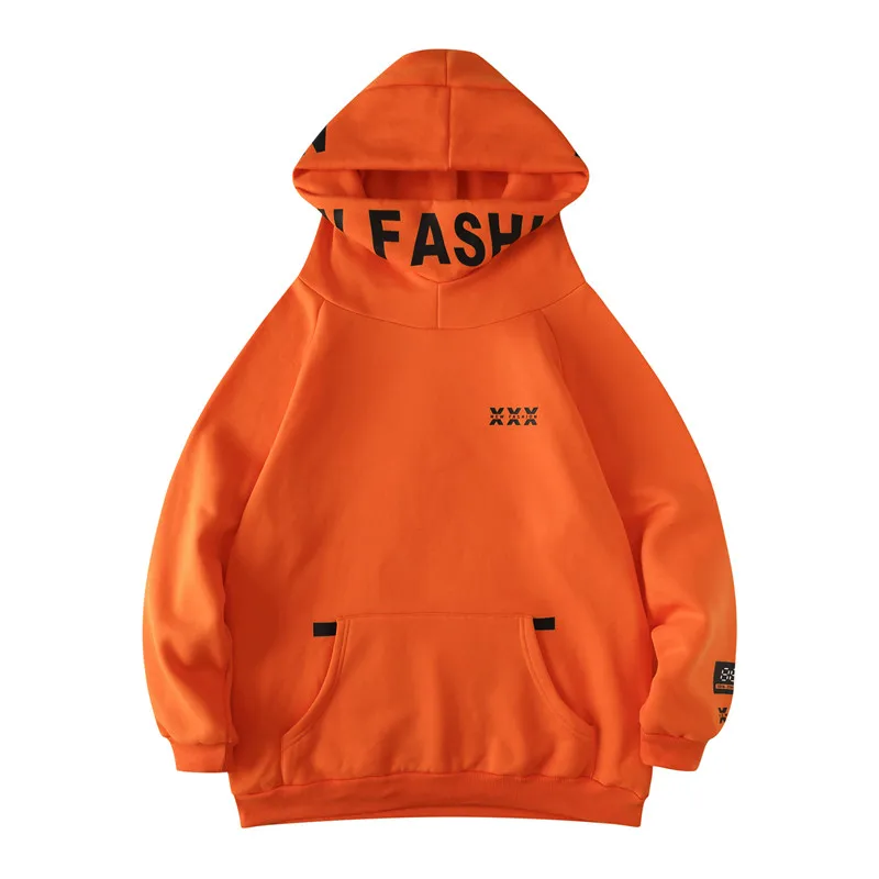 

Couple Sweatshirt Winter 2020 New Harajuku Fleece-lined Thickened All-match Pullover Turtleneck Hoodies Women Streetwear Clothes