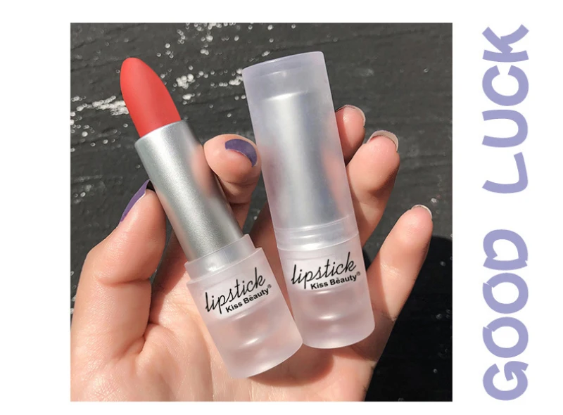 

lipstick easy to wear Lip Makeup not fade Keep color Moisturizing Long lasting Matte Nonstick cup 6 Color Retro colors TSLM2