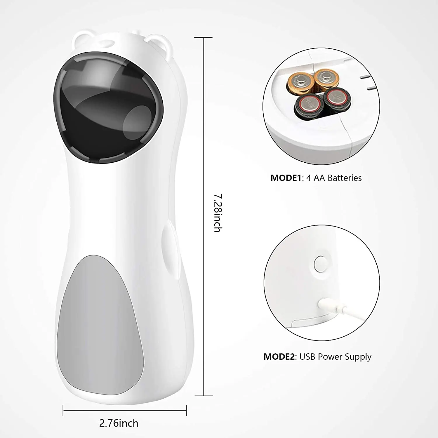 

Cat Laser Toy Automatic Interactive Smart Teasing Pet Laser Pointer Handheld Mode Kitten Toys for All Cats USB Charging