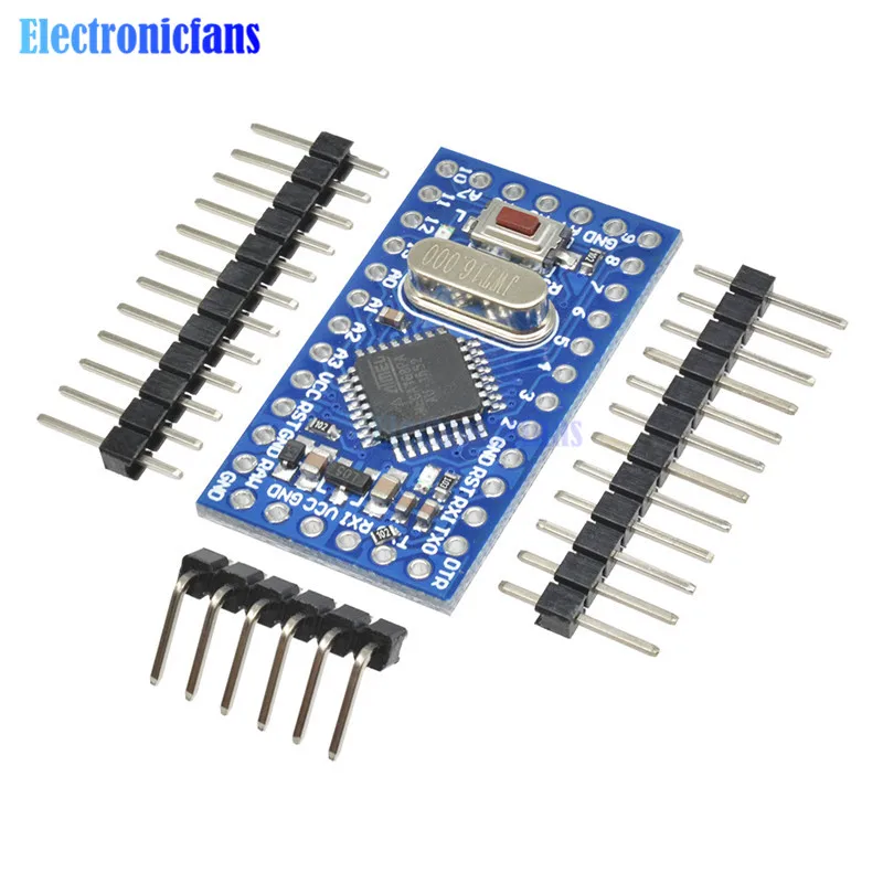 1 шт. Pro Mini Atmega168 мини ATMEGA168 Кристалл осциллятор плата модуль 16 м 5 В для Arduino Nano Заменить Atmega328 Лидер продаж