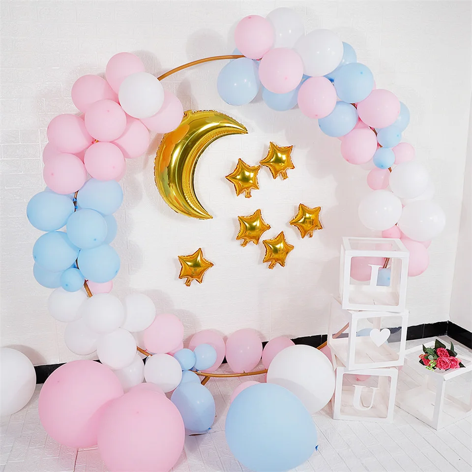 Металлический фон с изображением арки свадебные реквизиты день рождения