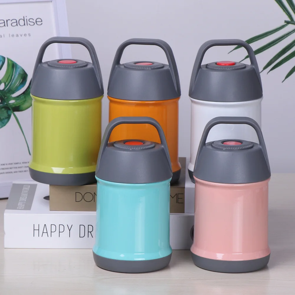 

450/560ML Portable Flask Travel Vacuum Insulated Food Container Stainless Steel Insulated Food Thermos Thermos Containers Flask