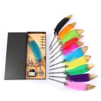 european style british style feather pen school to send teachers to send students must have gifts