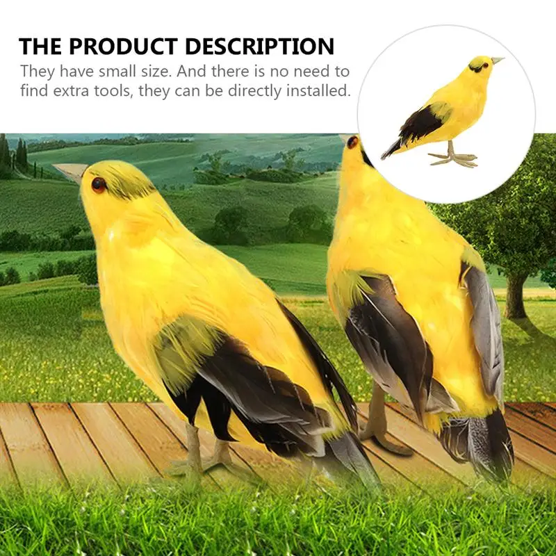 

Lifelike Artificial Bird Decoration Animal Craft Simulated Bird Garden Decor