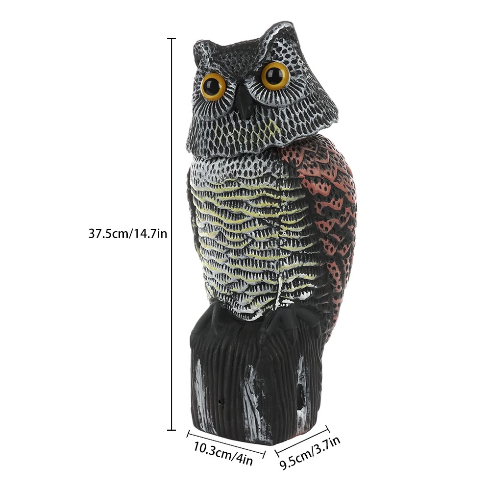 Приманка в виде совы украшения приманка птицы ветер экшн сад поддельная