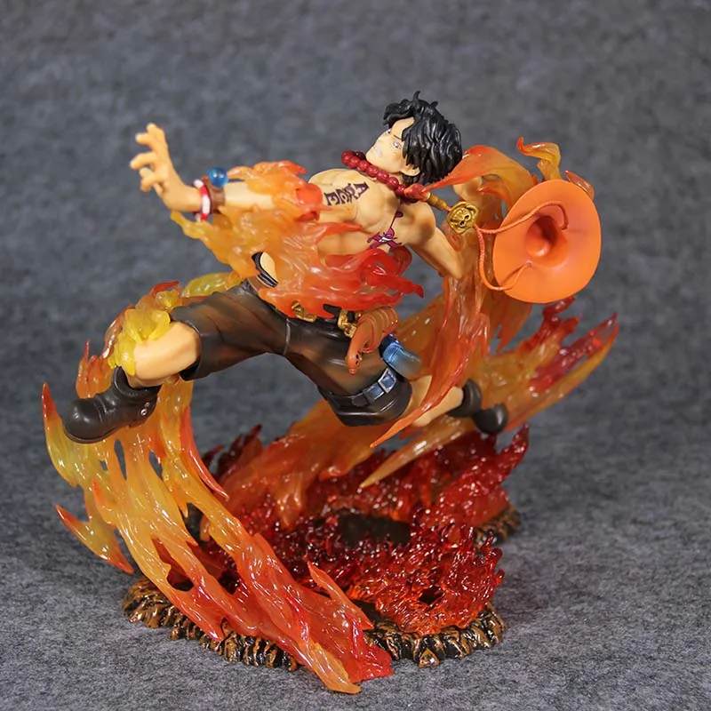 Экшн-фигурка Аниме One Piece Ace Fire Fist из ПВХ коллекционная Статуэтка для 15-летнего