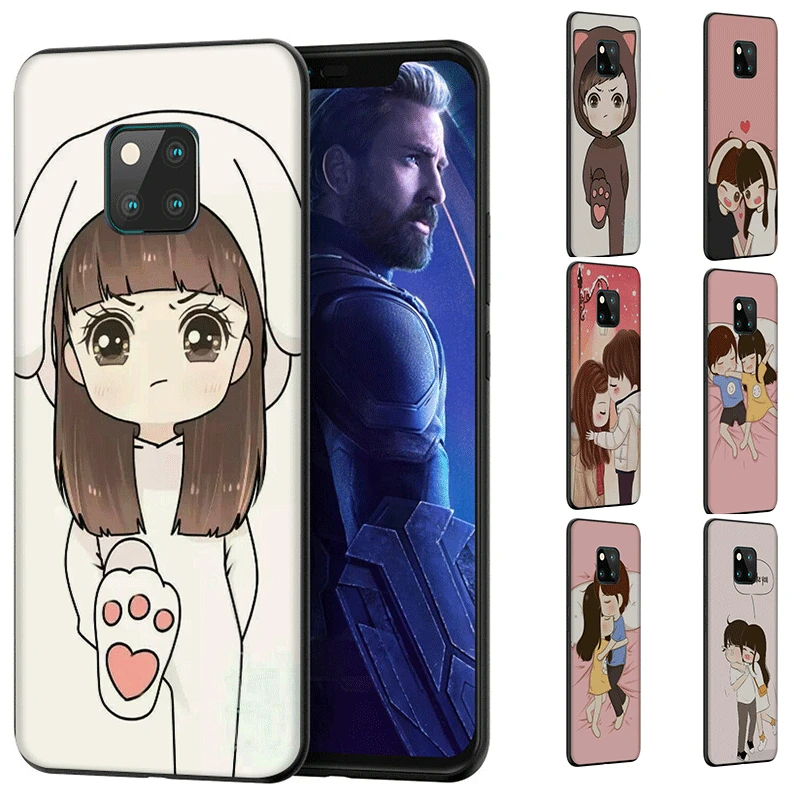 Силиконовый чехол для телефона huawei Honor P8 P9 P10 P20 P30 Lite Pro P Smart Z 2018 2019 с милым животным