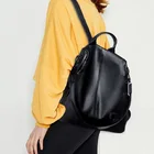 Женский рюкзак ZOOLER из натуральной кожи, повседневная Дорожная сумка из воловьей кожи, ранец на плечо для девушек, # Z186