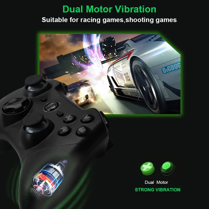 Беспроводной игровой контроллер с двойной вибрации геймпад для PS3 консоли ESM 9101