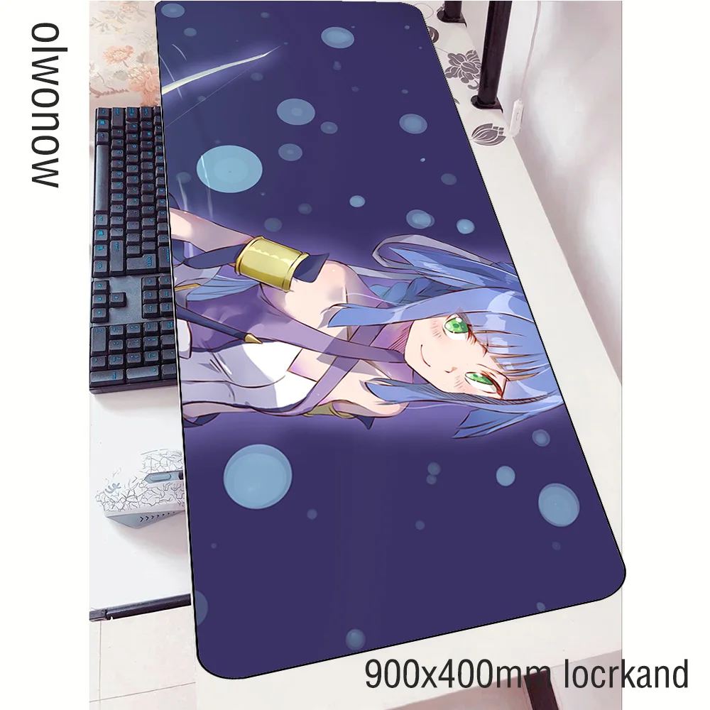 Коврик для мыши DanMachi домашних геймеров милый игровой коврик 90 х40 см ноутбука