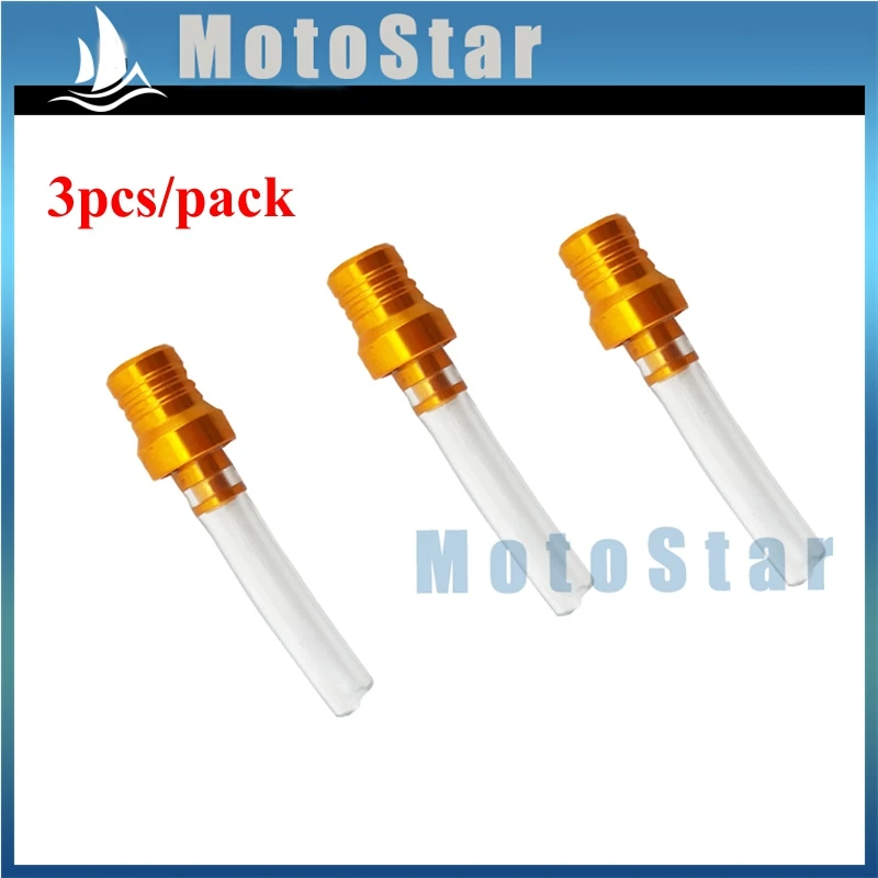 3x мотоциклетный Золотой топливный бак крышка топливного бака вентиляционный