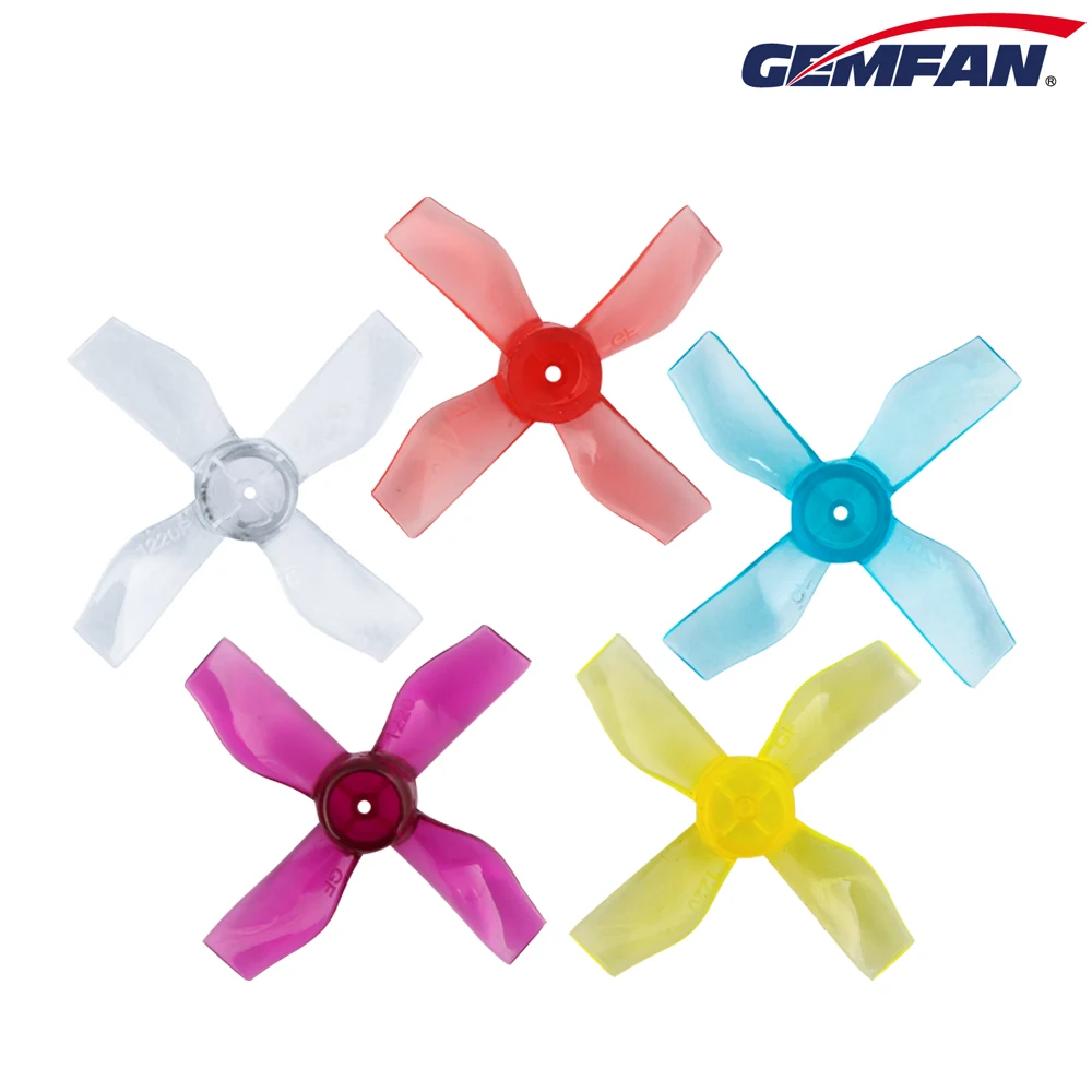 8 пар Gemfan 31 мм 1220 0 8x2x4 4 лопасти PC Propeller 1 для RC FPV Racing Freestyle Tinywhoop Micro Drone Замена