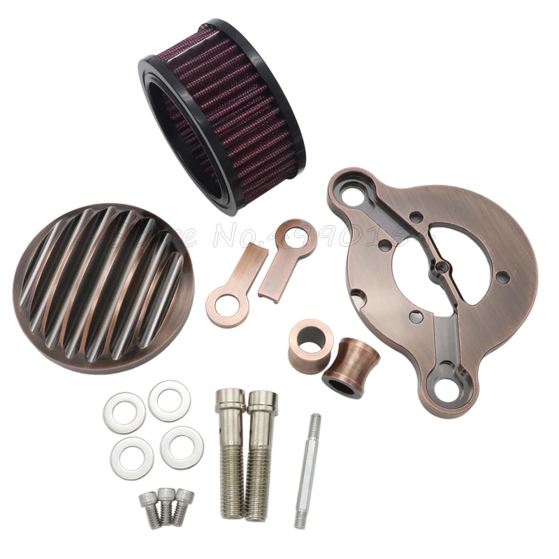 Воздухоочиститель мотоцикла воздухозаборная система фильтров алюминий для Harley