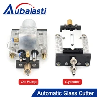 aubalasti full automatic glass cutting machine double column cutter box with oil cup or with cylinder cnc glass cutter machine
